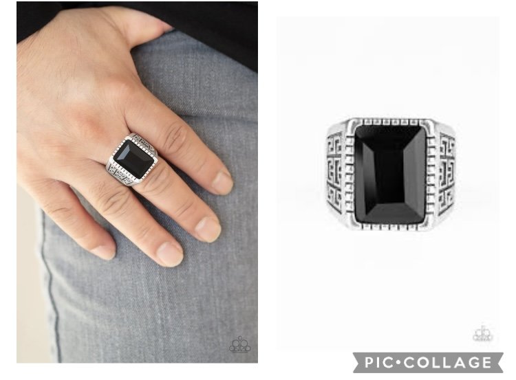 Winning Attitude - Black Men's Ring