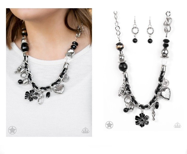 Charmed, I Am Sure - Black BB Necklace