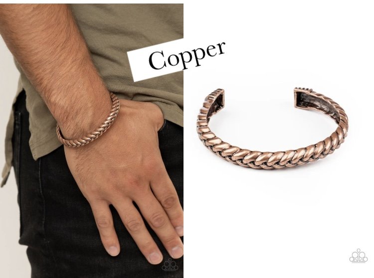 Tough as Nails - Copper Cuff Men's Bracelet