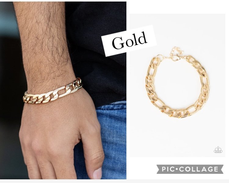 Home Team - Gold Urban Men's Bracelet