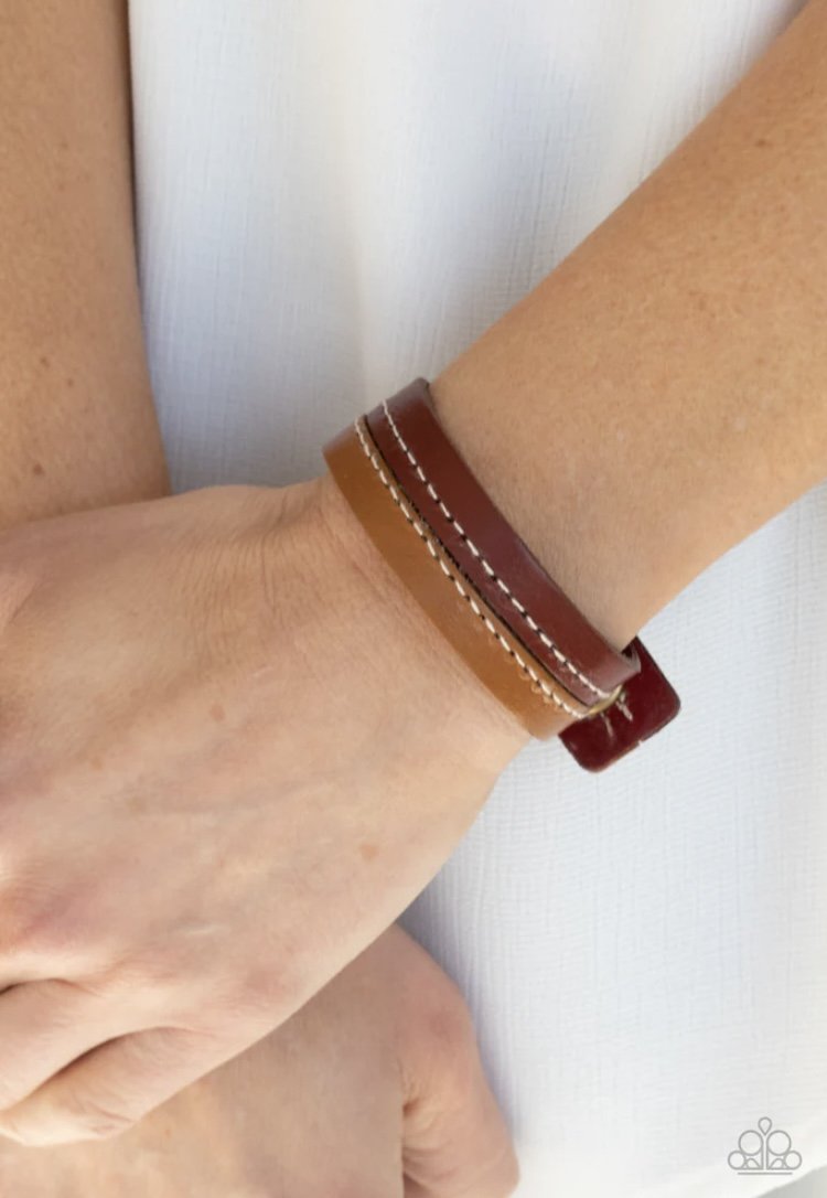Simply Safari - Brown Urban Bracelet
