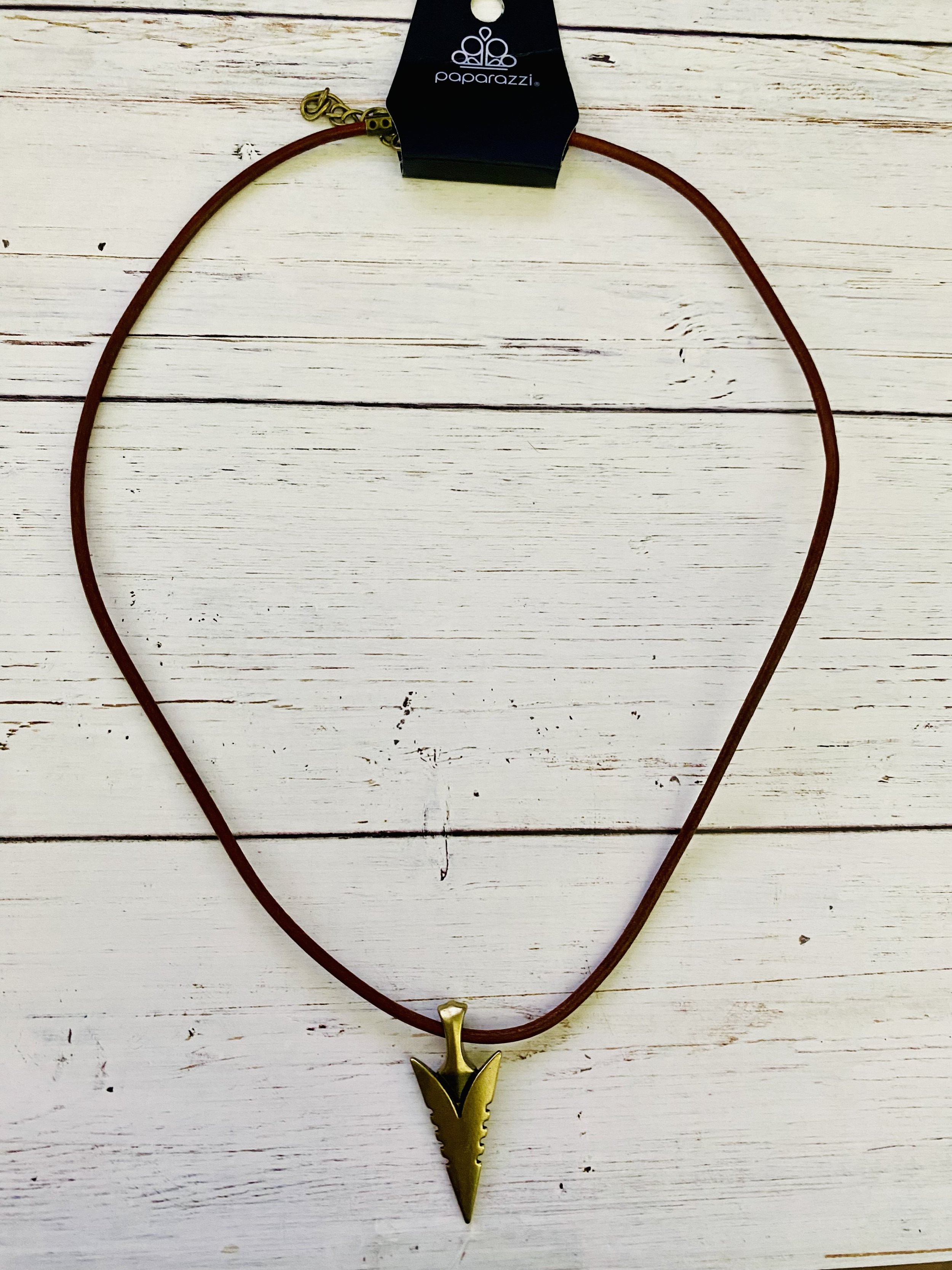 Pharaoh's Arrow - Brass Urban Necklace