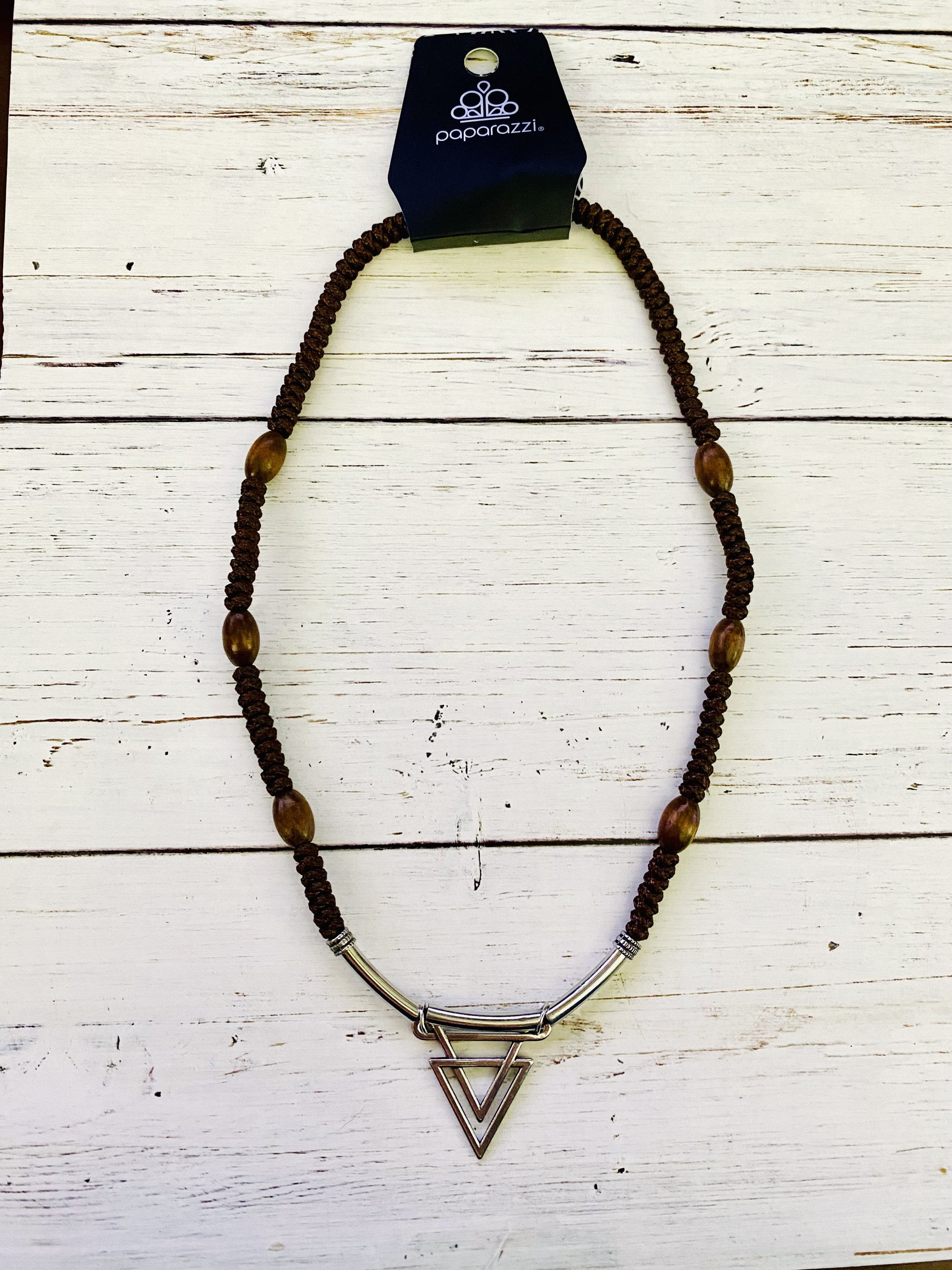 Arrowed Admiral - Brown Urban Necklace
