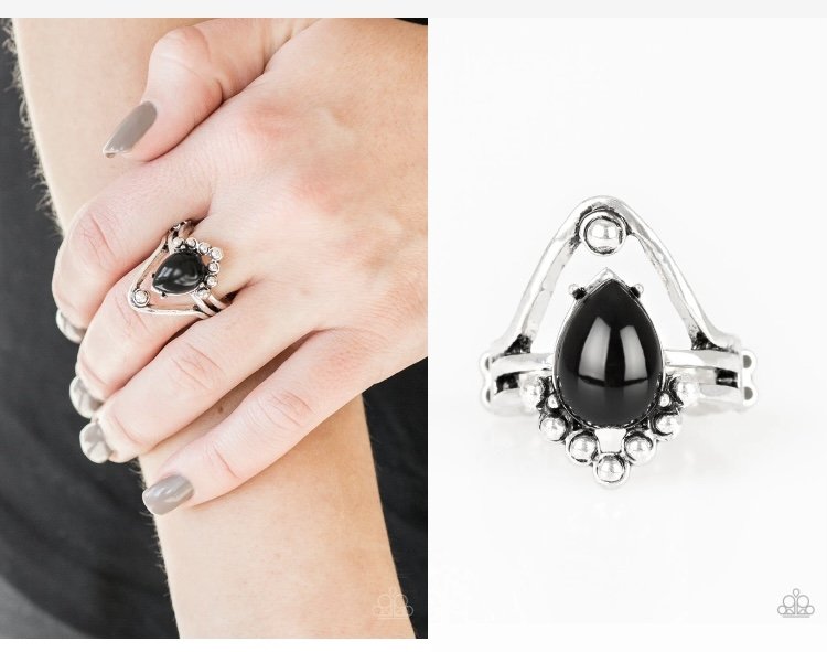 The Bold and The BEAD-iful - Black Ring