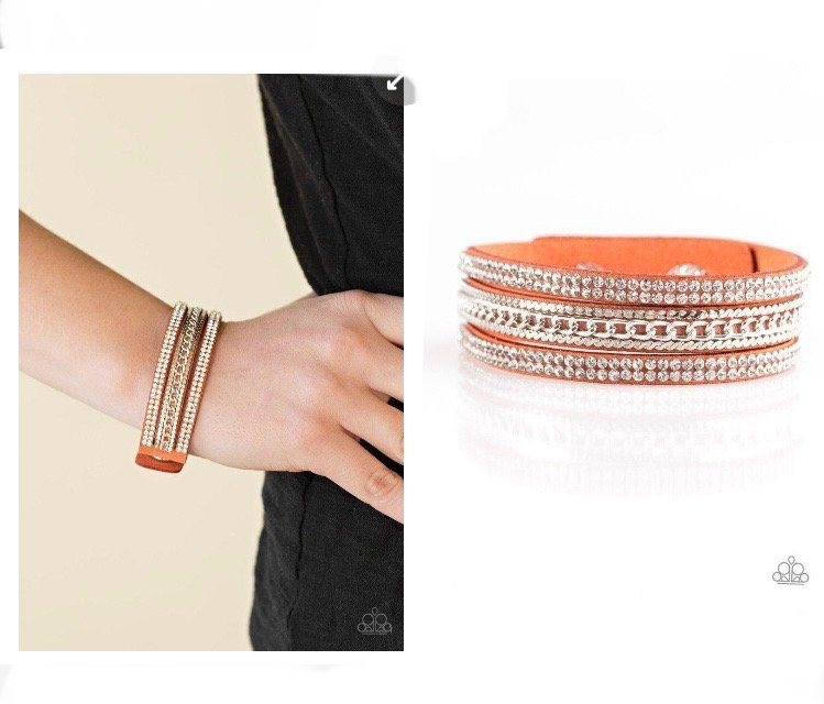 Unstoppable - Orange Urban Bracelet