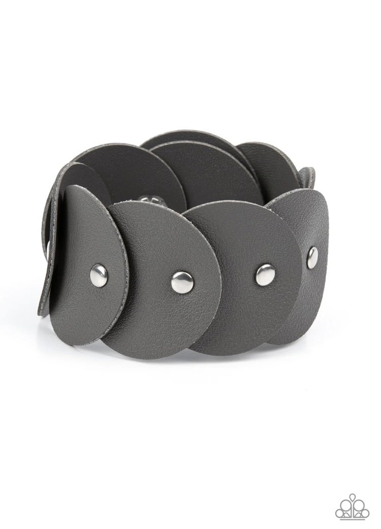 Rhapsodic Roundup - Silver/Gray Urban Bracelet