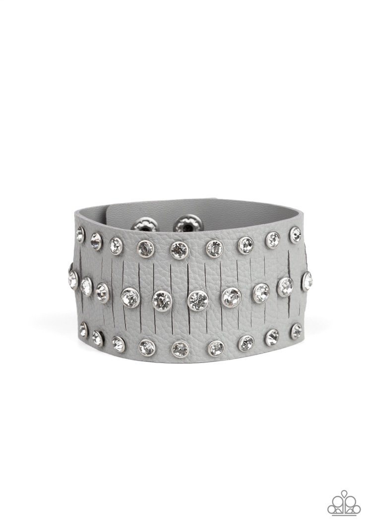 Now Taking The Stage - Silver/Gray Urban Bracelet