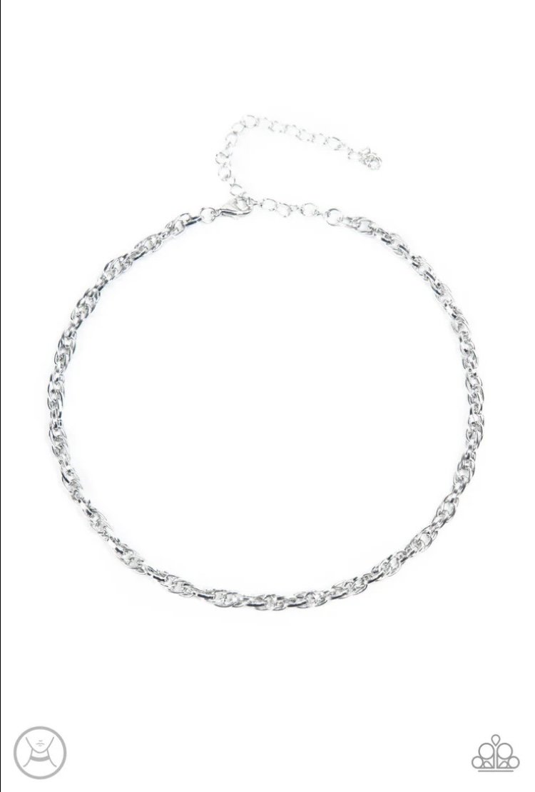 Urban Underdog - Silver Choker Necklace