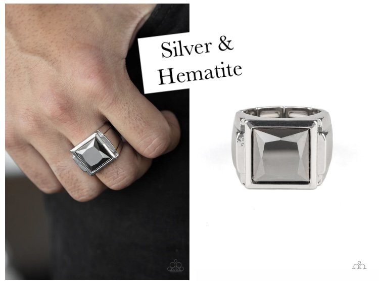 All About the Benjamins - Silver Men's Ring