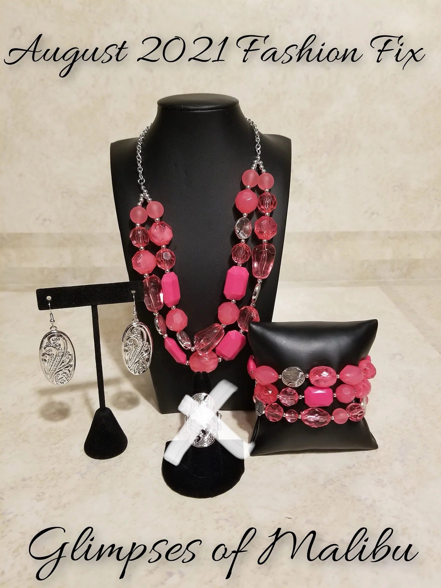 Glimpses of Malibu - 3 piece SET (Excludes ring)