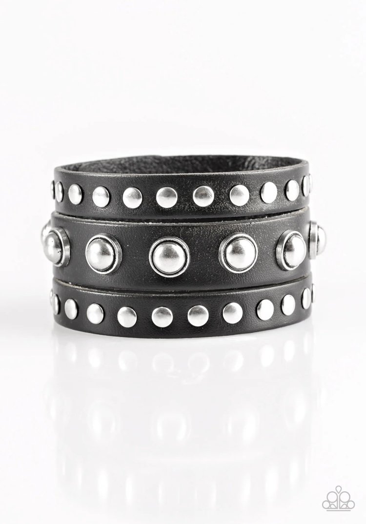 Men's Urban Bracelet - Black/Silver