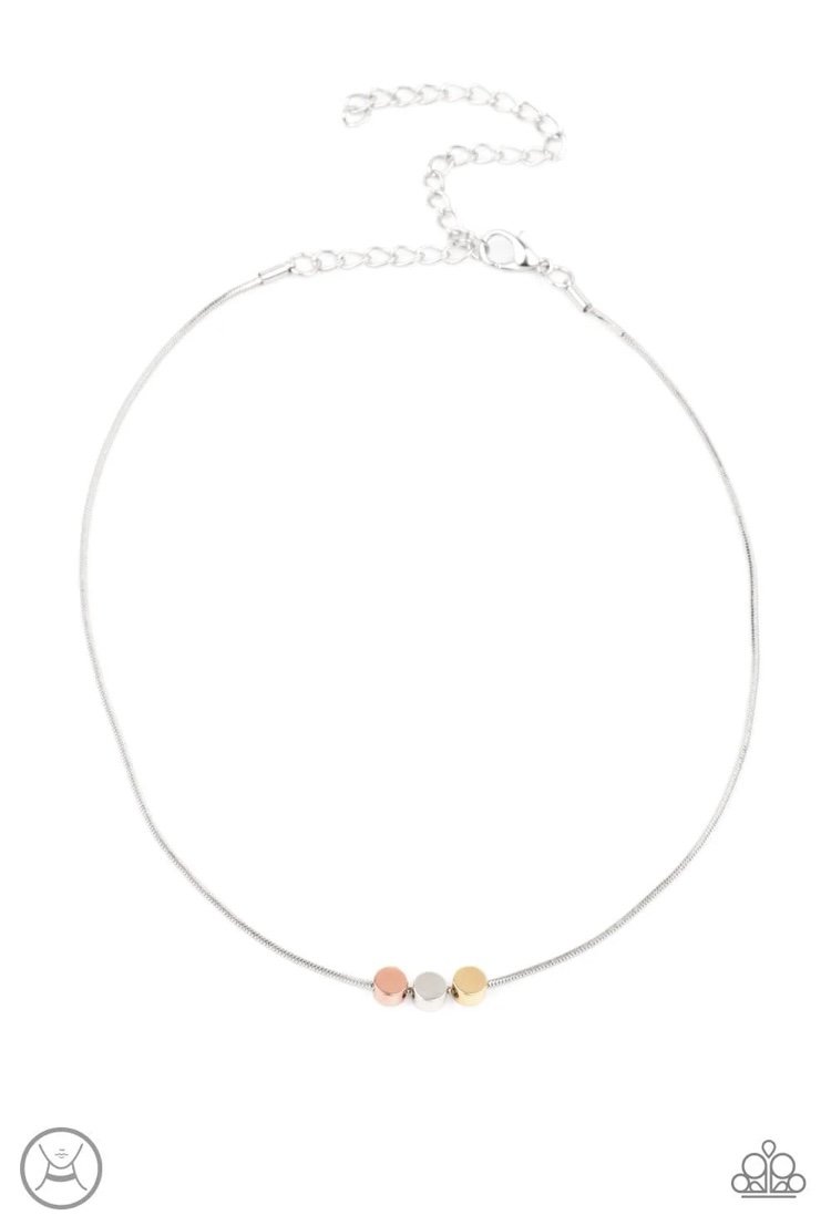Dynamically Dainty - Multi Choker Necklace