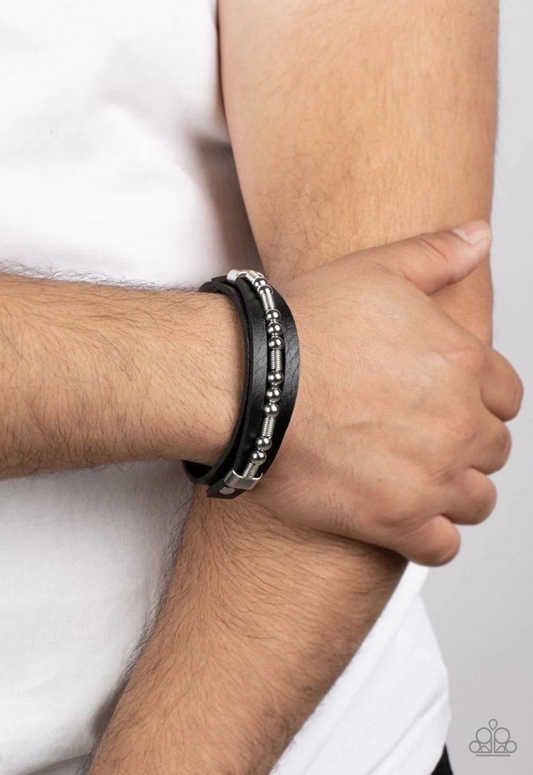 Easy on the Hardware - Black Urban Bracelet