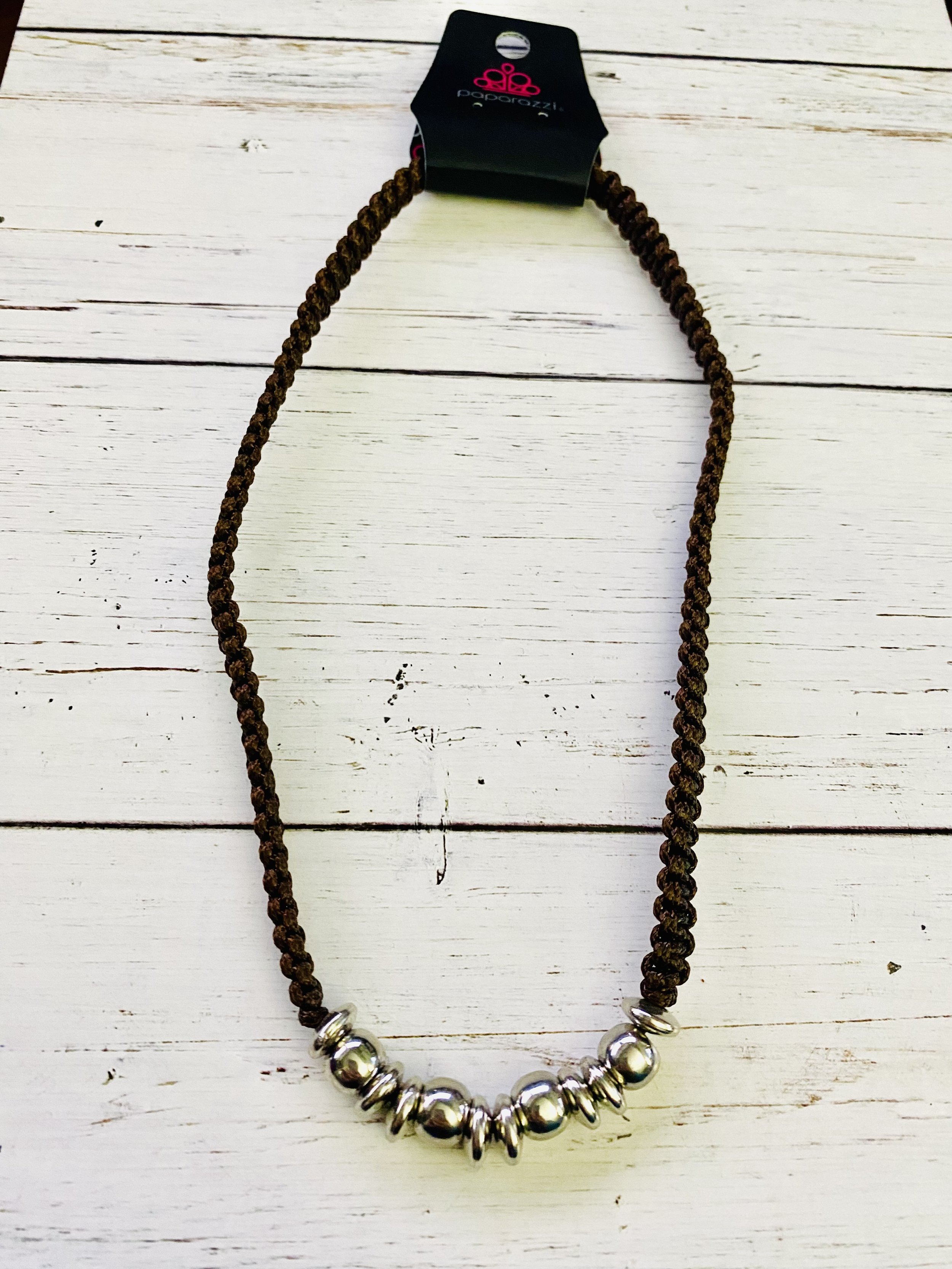 Metal Mechanics - Brown Urban Necklace