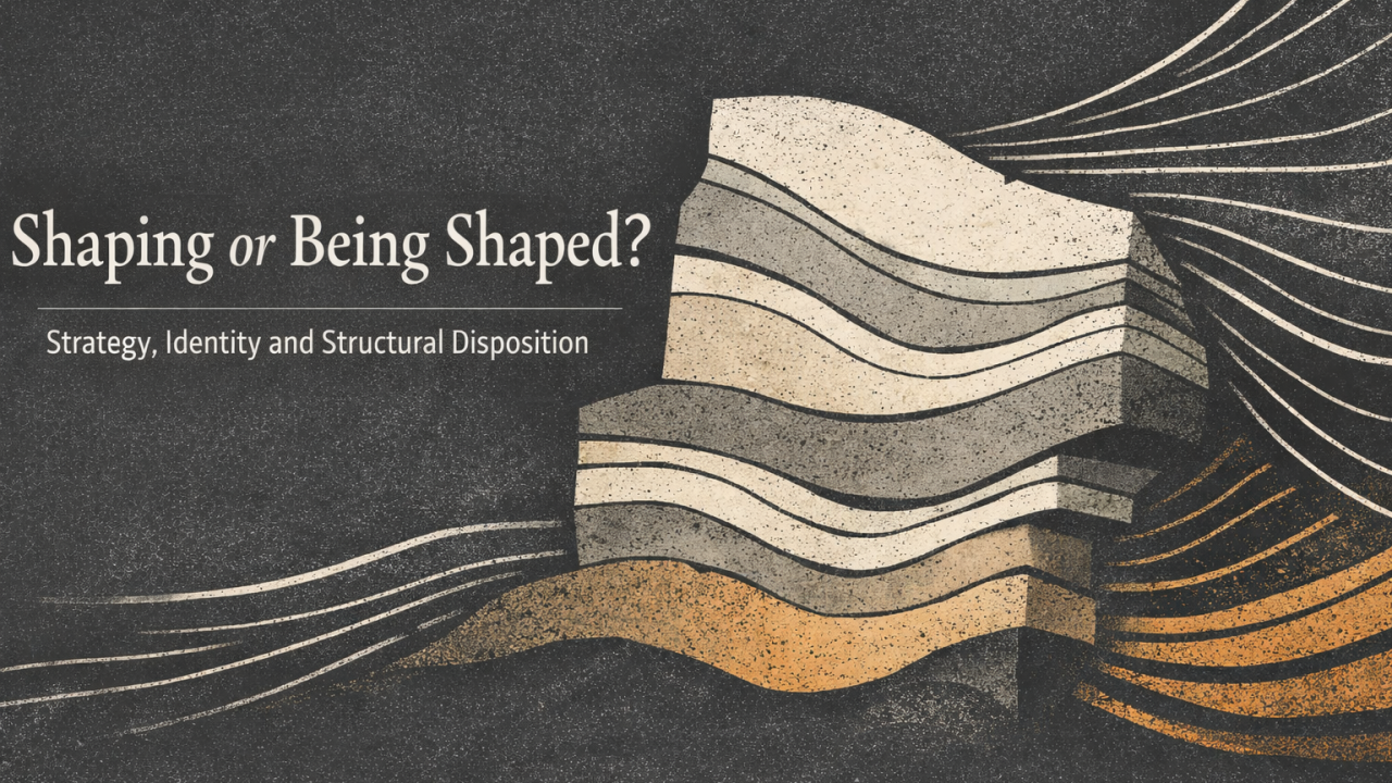 Shaping or Being Shaped? Strategy, Identity and Structural Disposition