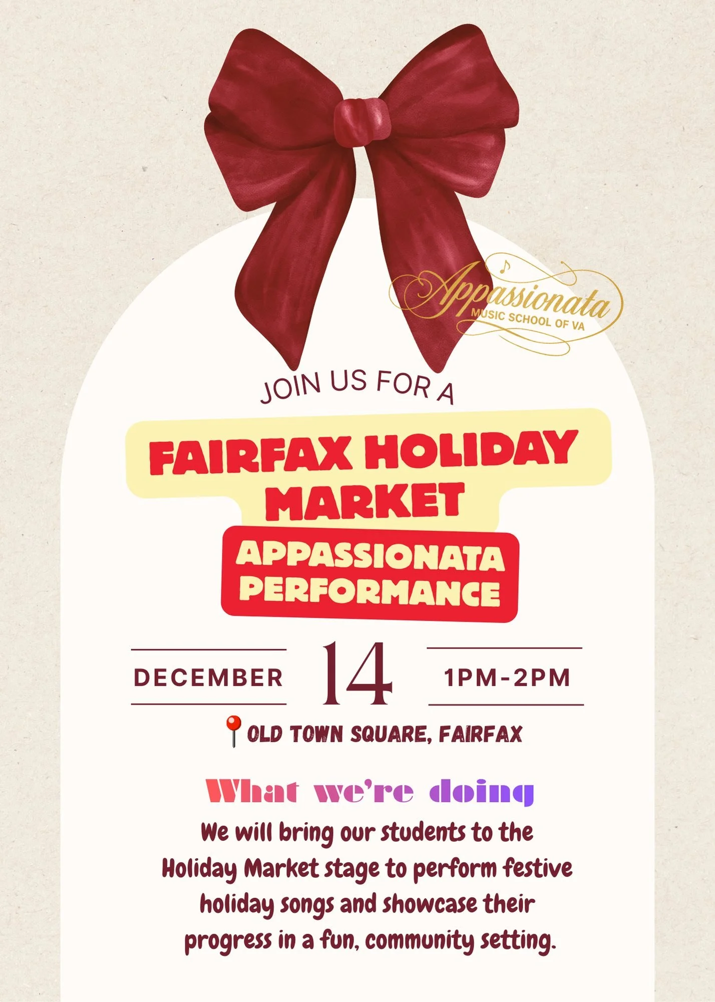 Appassionata Performance at Holiday Market