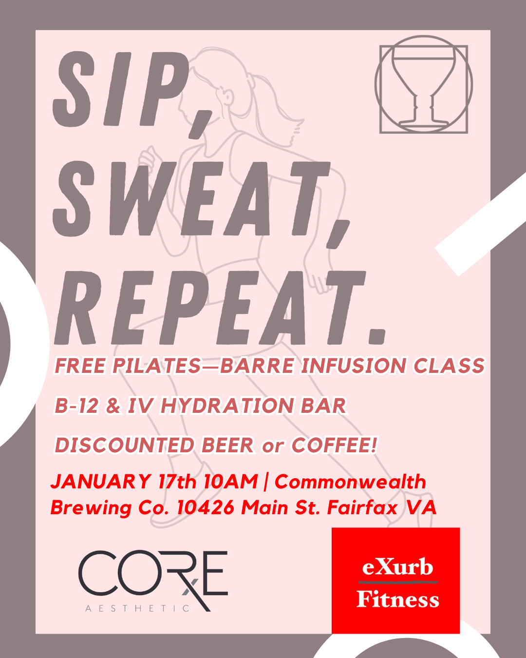 Sip, Sweat, & Repeat - Commonwealth Brewing Co