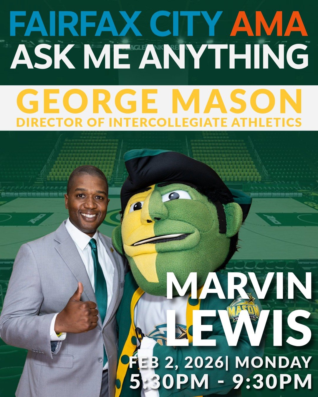 Fairfax City AMA - GMU Director, Marvin Lewis