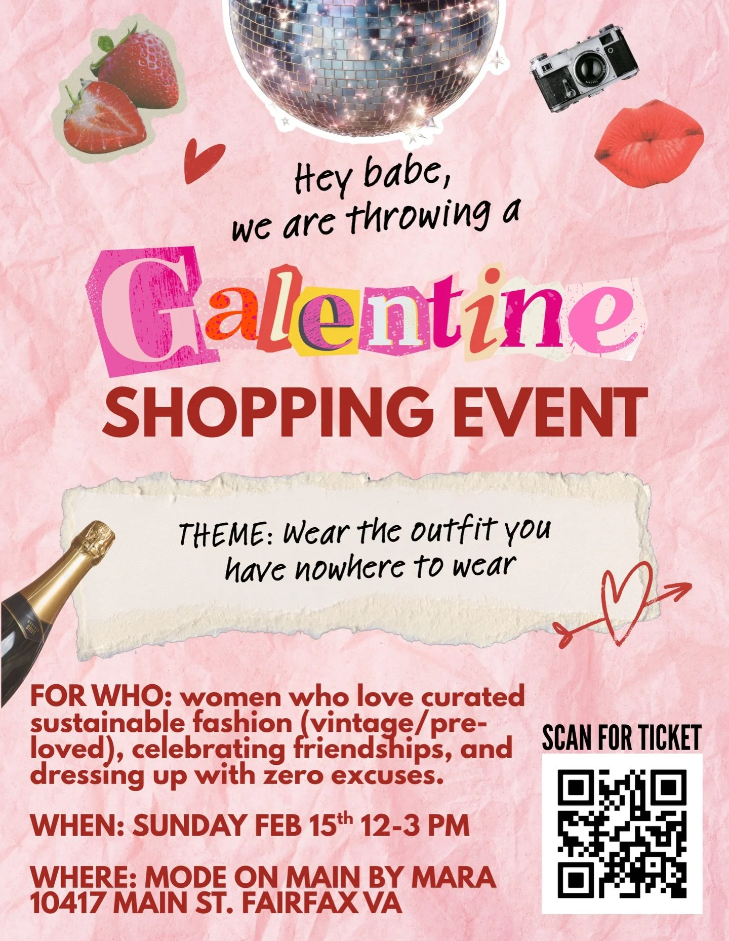 Galentine Shopping Event - Mode on Main