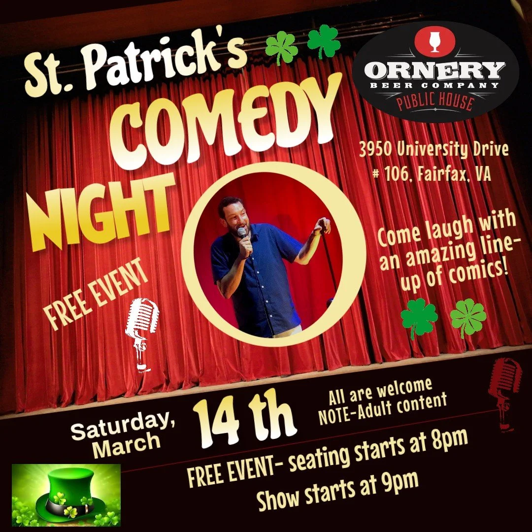 St. Patrick's Comedy Night!! - Ornery Beer Company