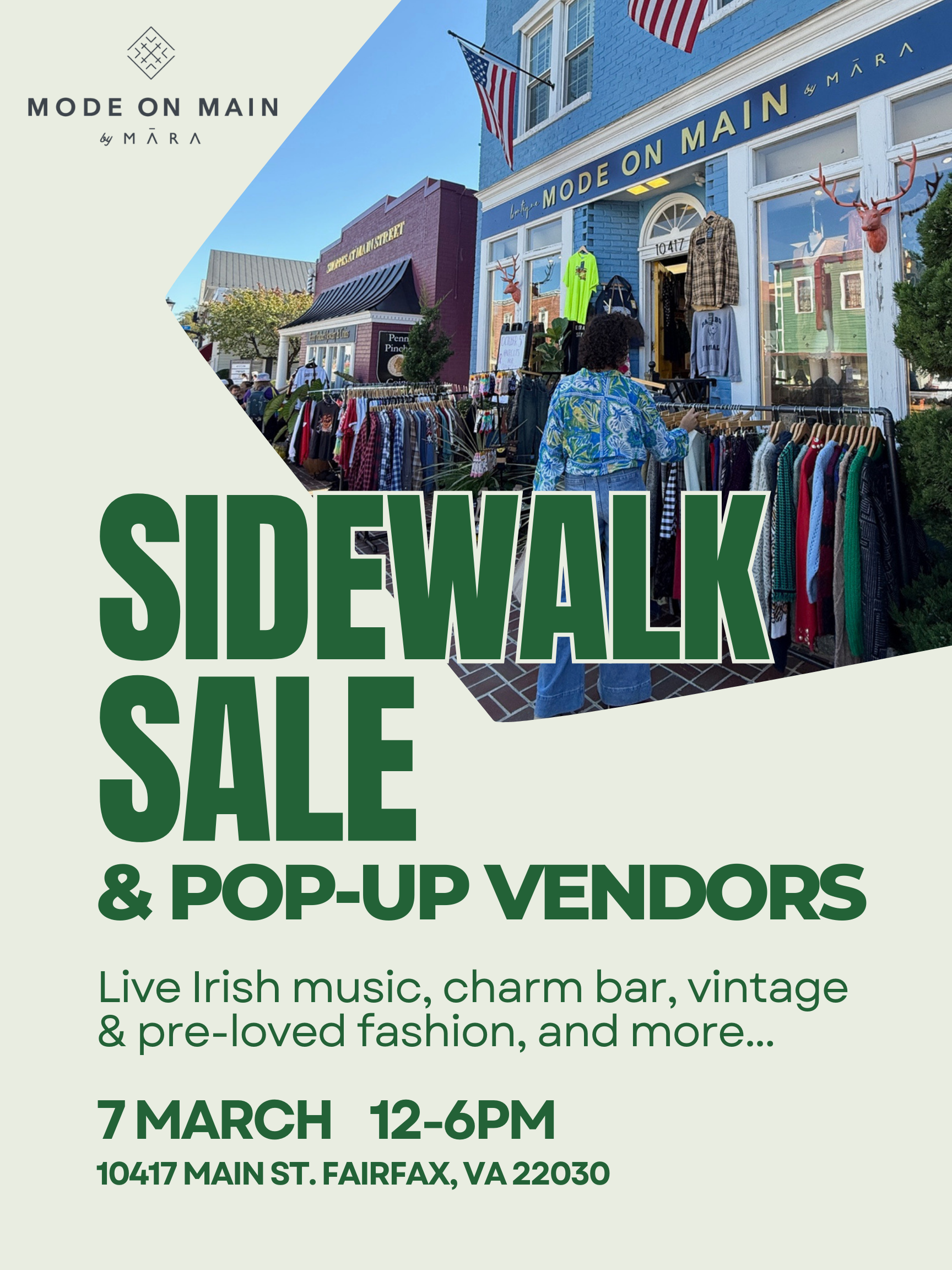 Sidewalk Sale - Mode on Main