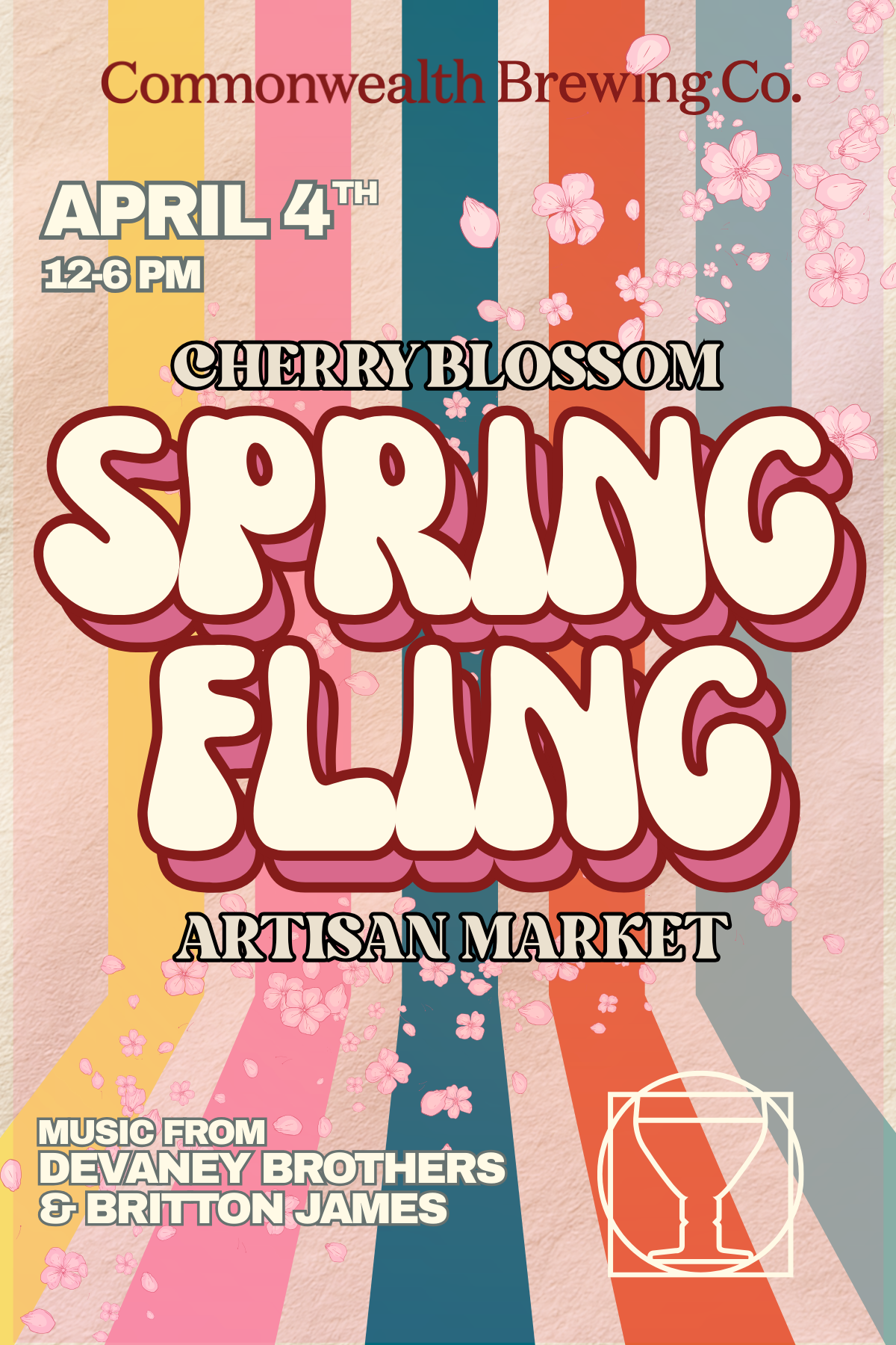 Cherry Blossom Spring Artisan Market - Commonwealth Brewing Co.