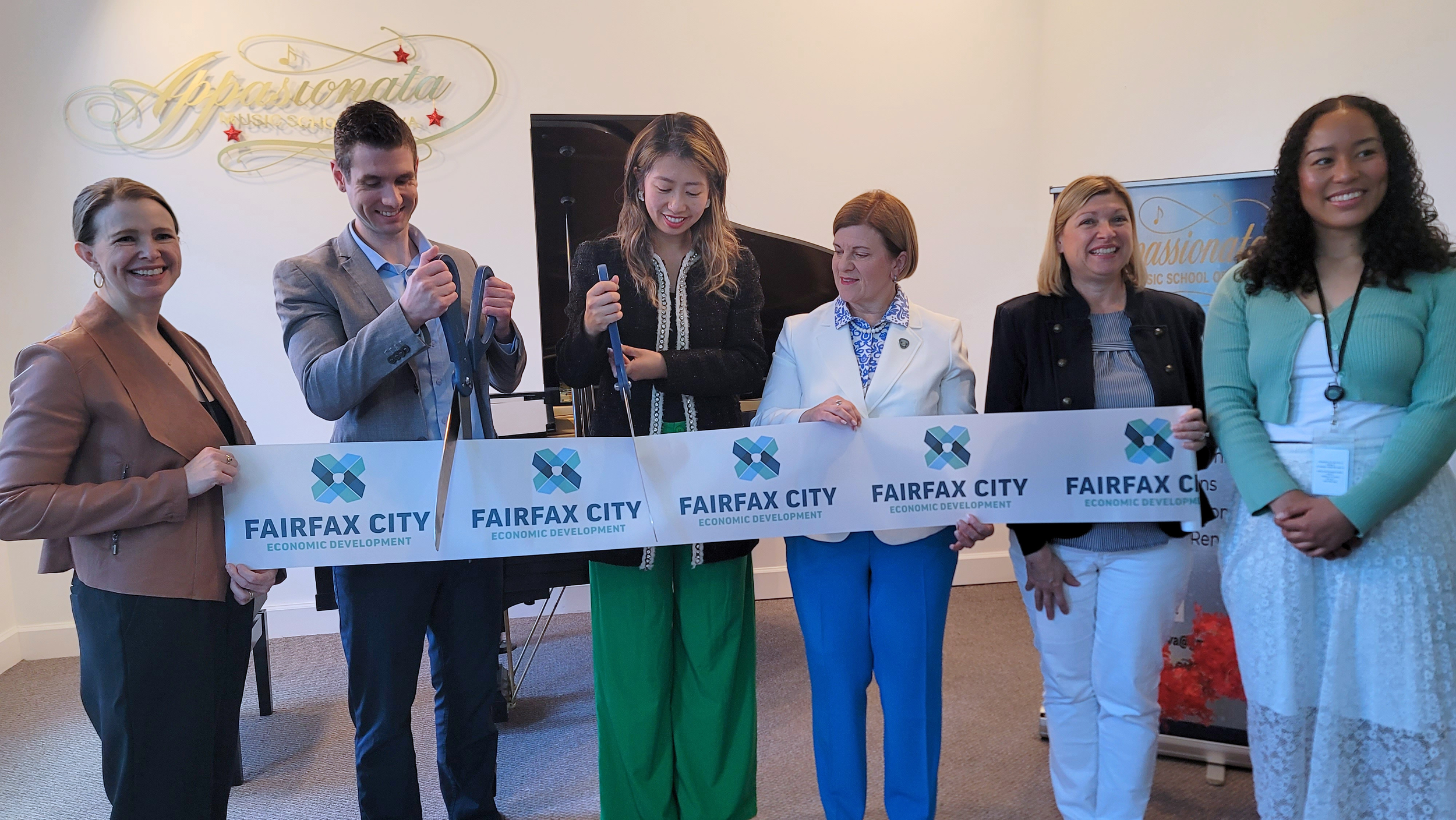 Appassionata Music School of VA Celebrates Ribbon Cutting in Fairfax