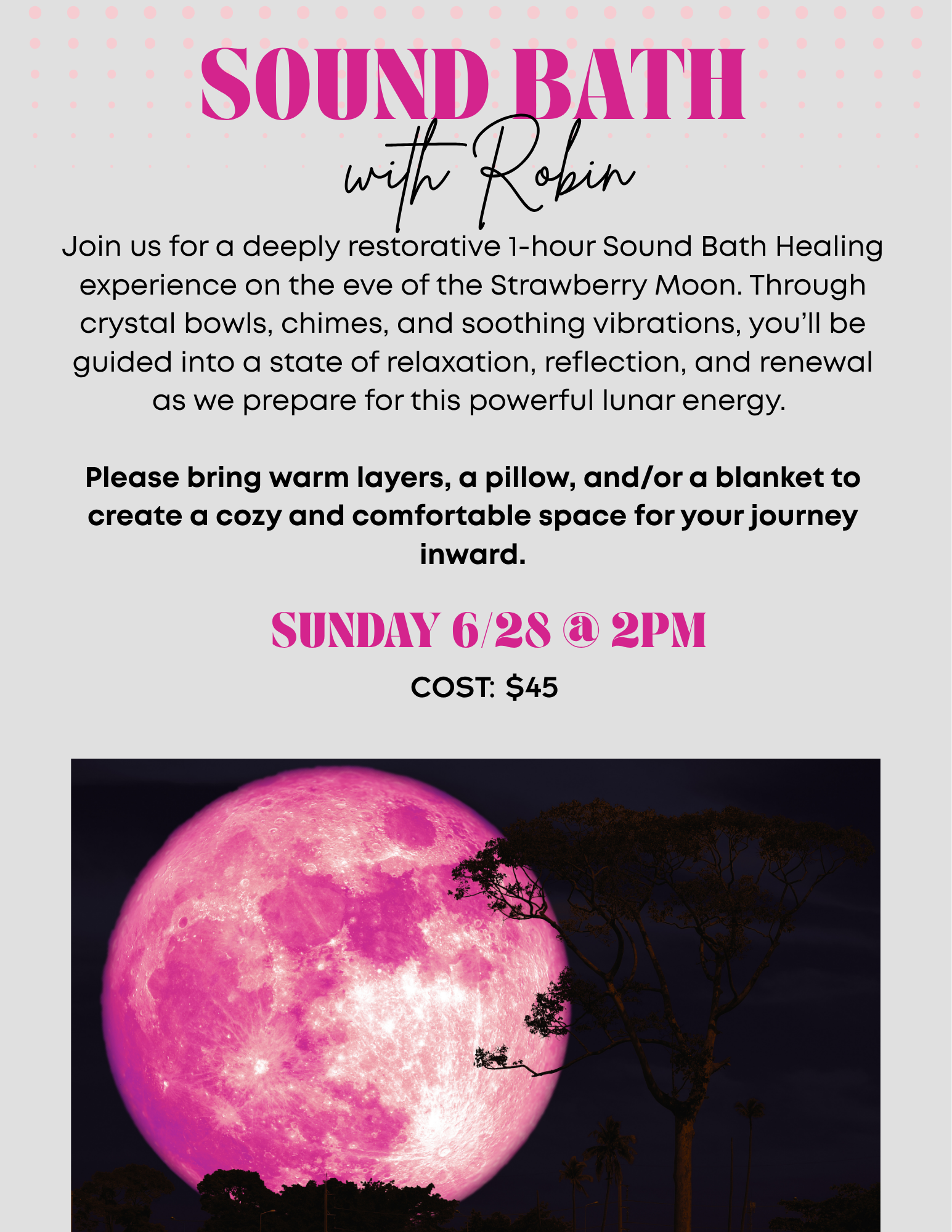 Healing Sound Bath - Fairfax Pilates