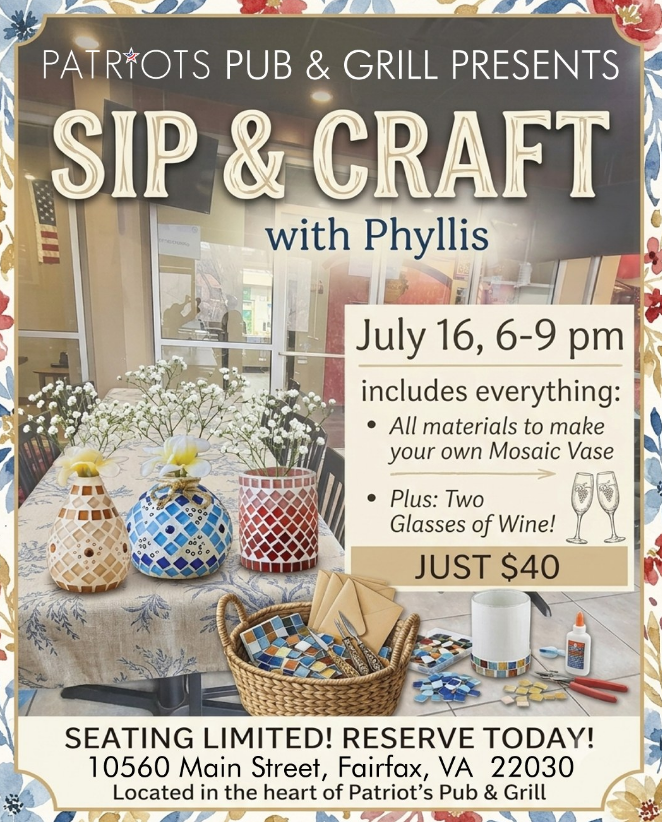 Sip & Craft - Patriot's Pub & Grill