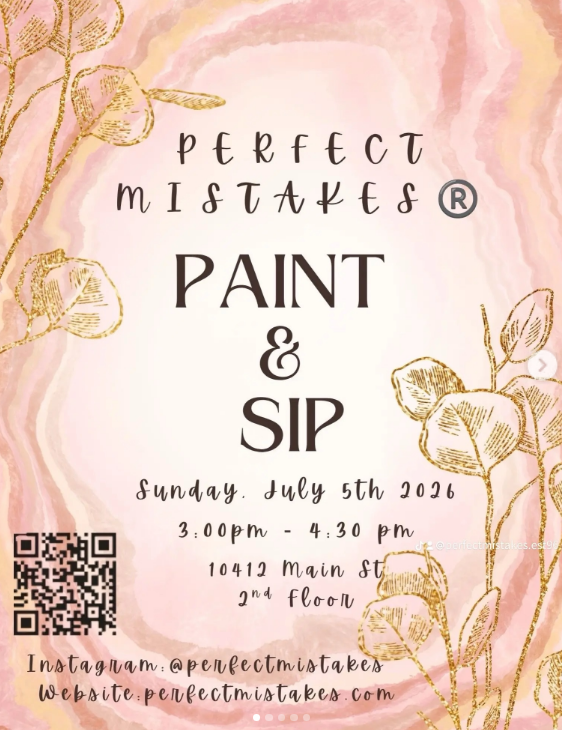 Paint & Sip - Perfect Mistakes