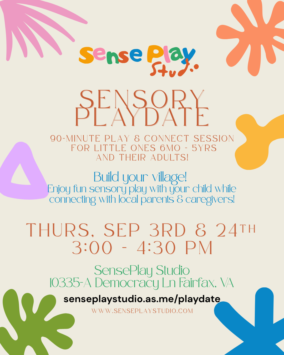 Sensory PlayDate - SensePlay Studio