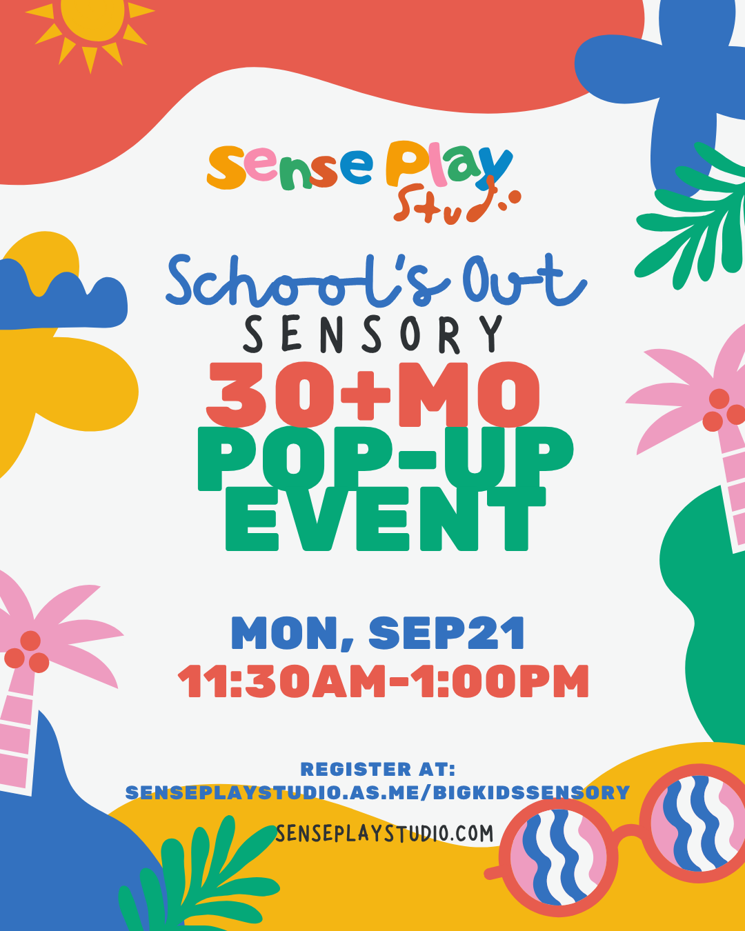 Sensory 30+mo Pop-Up Class - SensePlay Studio