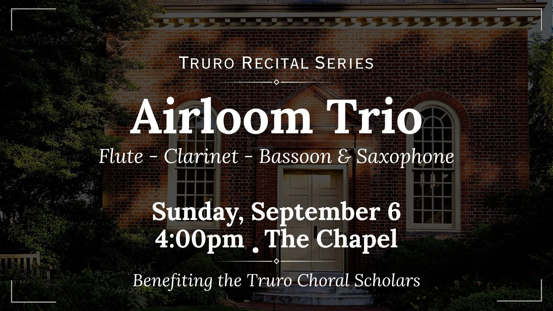 Truro Recital Series - Truro Anglican Church