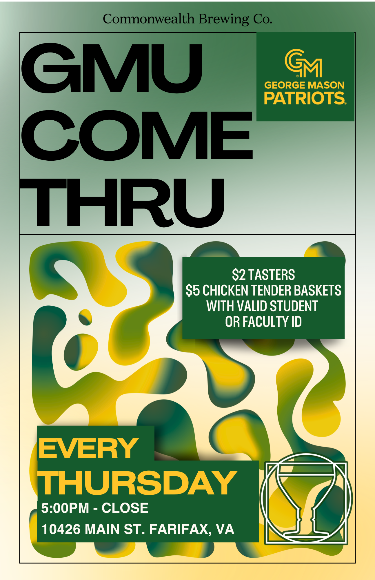 GMU COME THRU - Commonwealth Brewing Co.