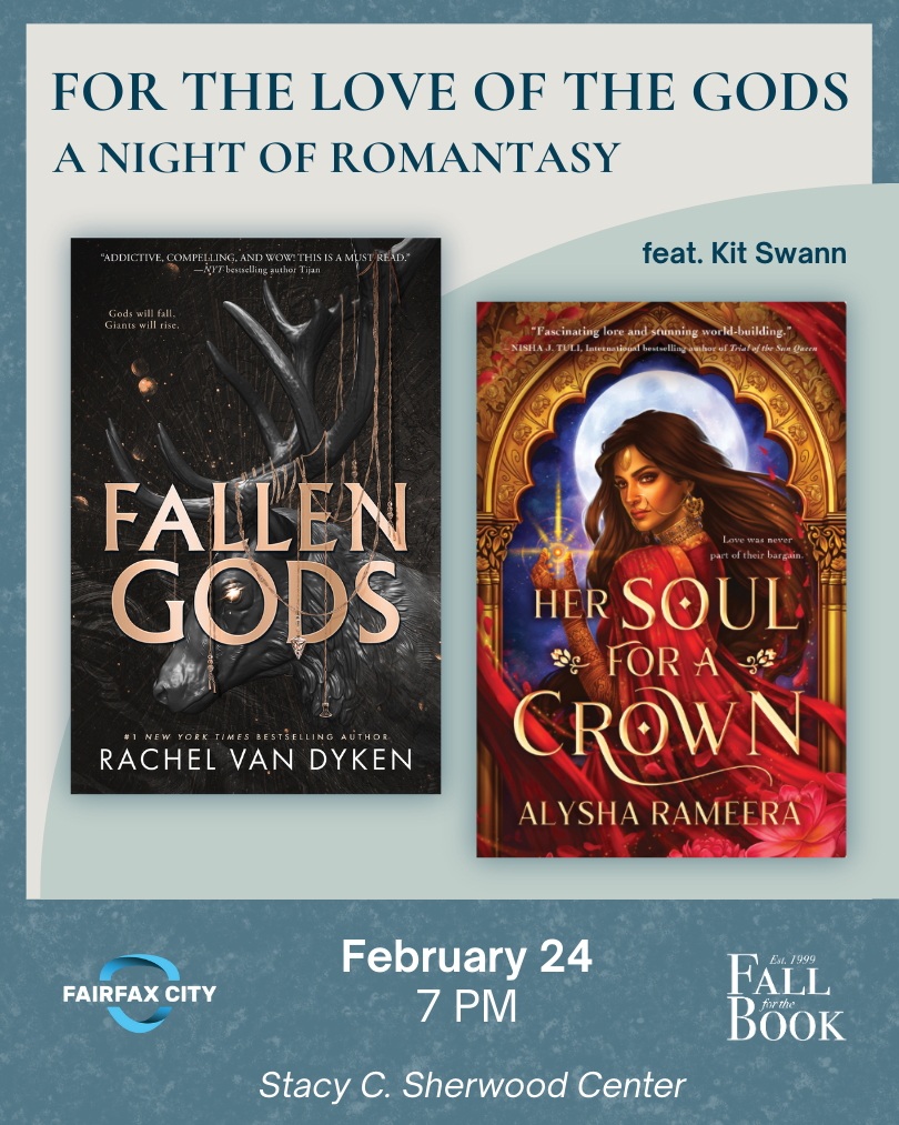 Fall for the Book - For the Love of the Gods: A Night of Romantasy — OTFBA