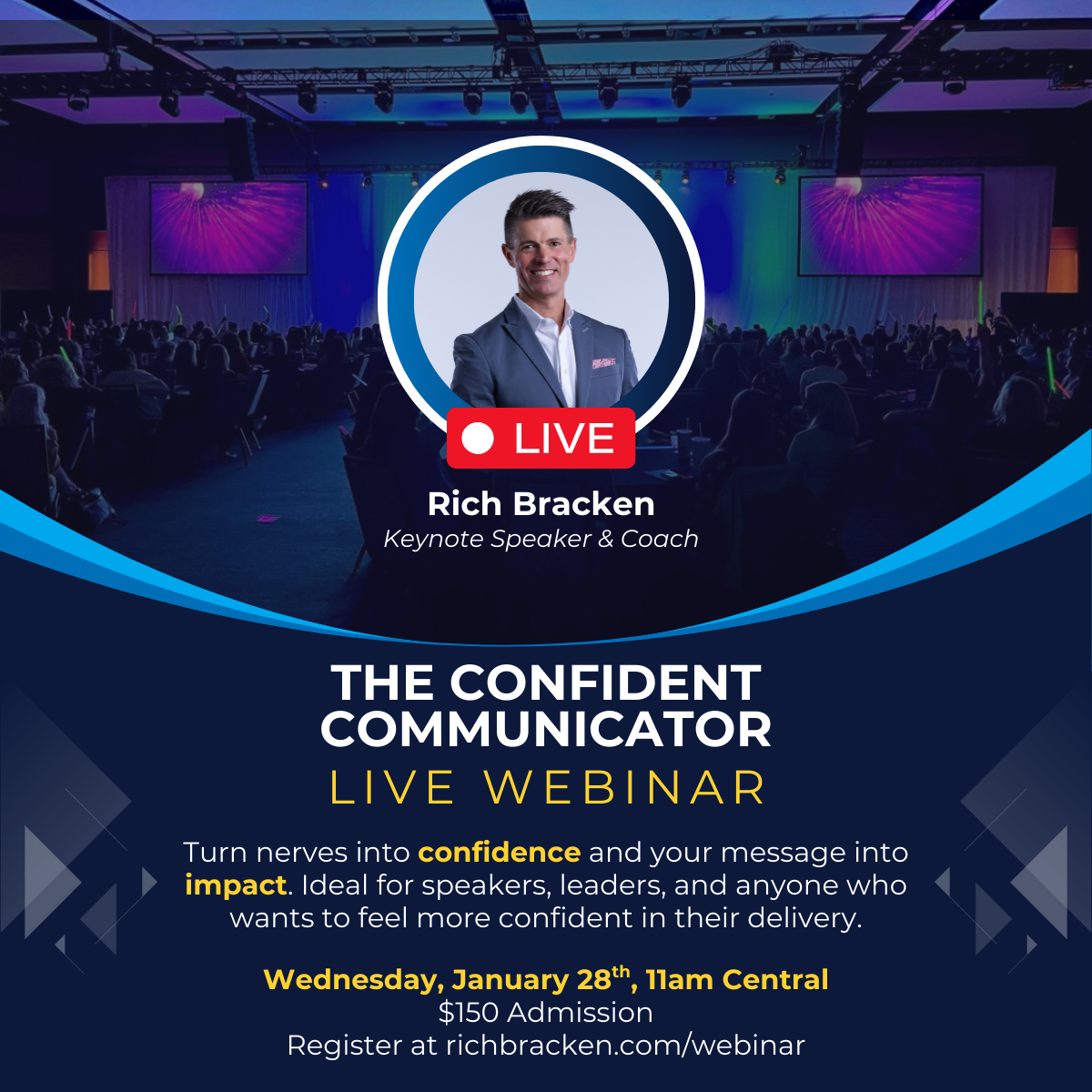 The Confident Communicator | January 28th | 11am Central
