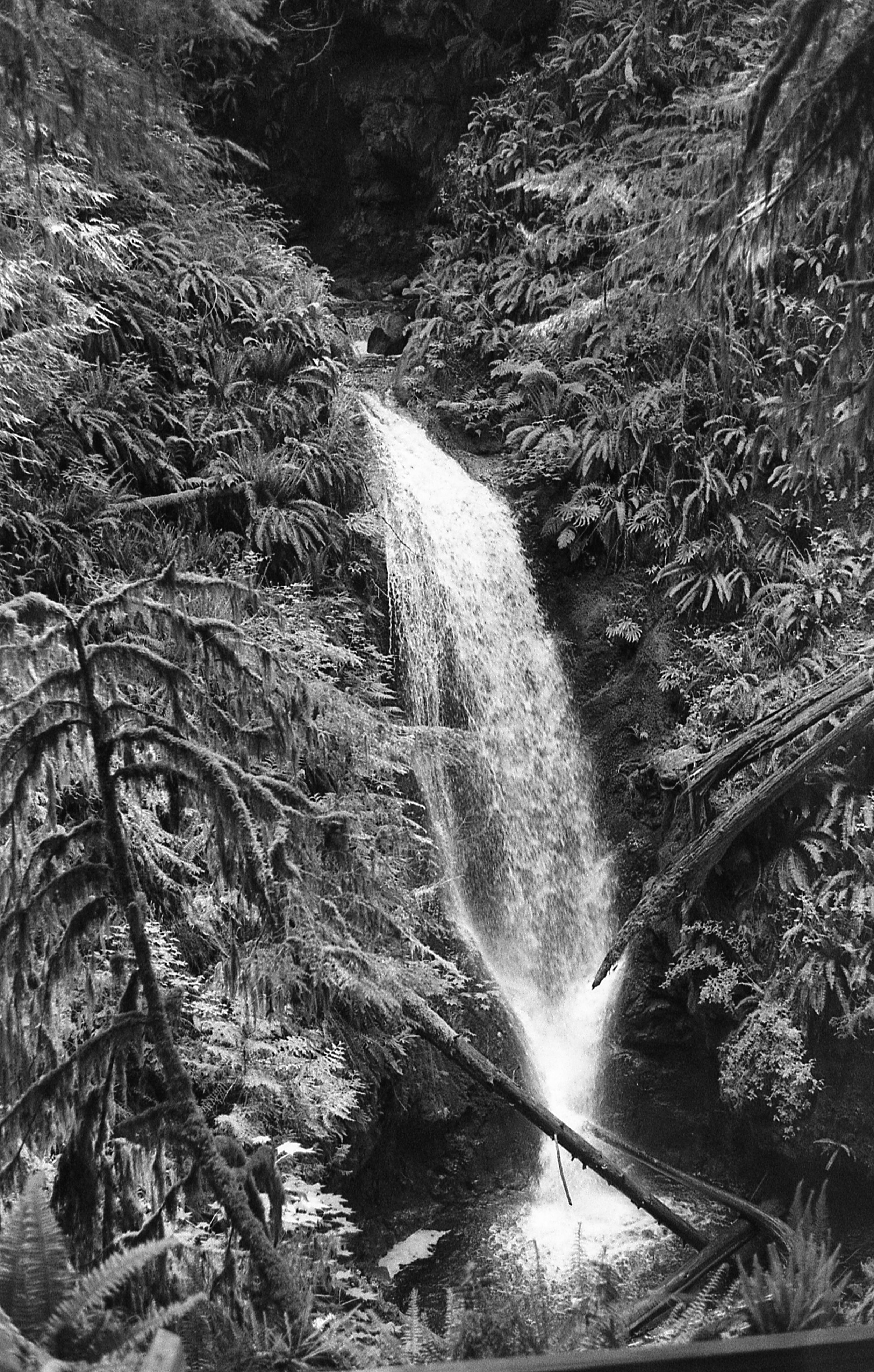 Burrard Falls, 2021. Silver gelatin print - 11x14