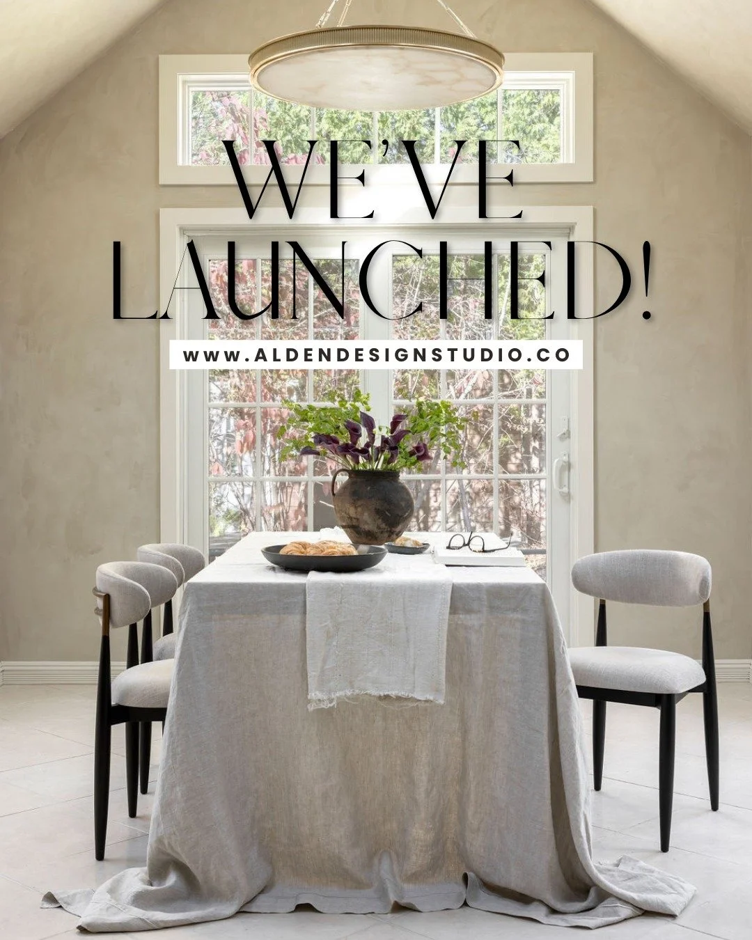 We&rsquo;ve officially launched! Our brand-new website is live, and we&rsquo;re so excited to welcome you into the world of Alden Design Studio. Come learn about what sets us apart, explore the detailed services we offer, and take your first step int
