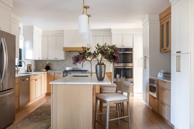 Swipe for before. Although beautiful finish selections are one of our specialties, our most successful projects start with the things you can't always see: great clients and thoughtful planning.

For this young family's first home purchase, we rework