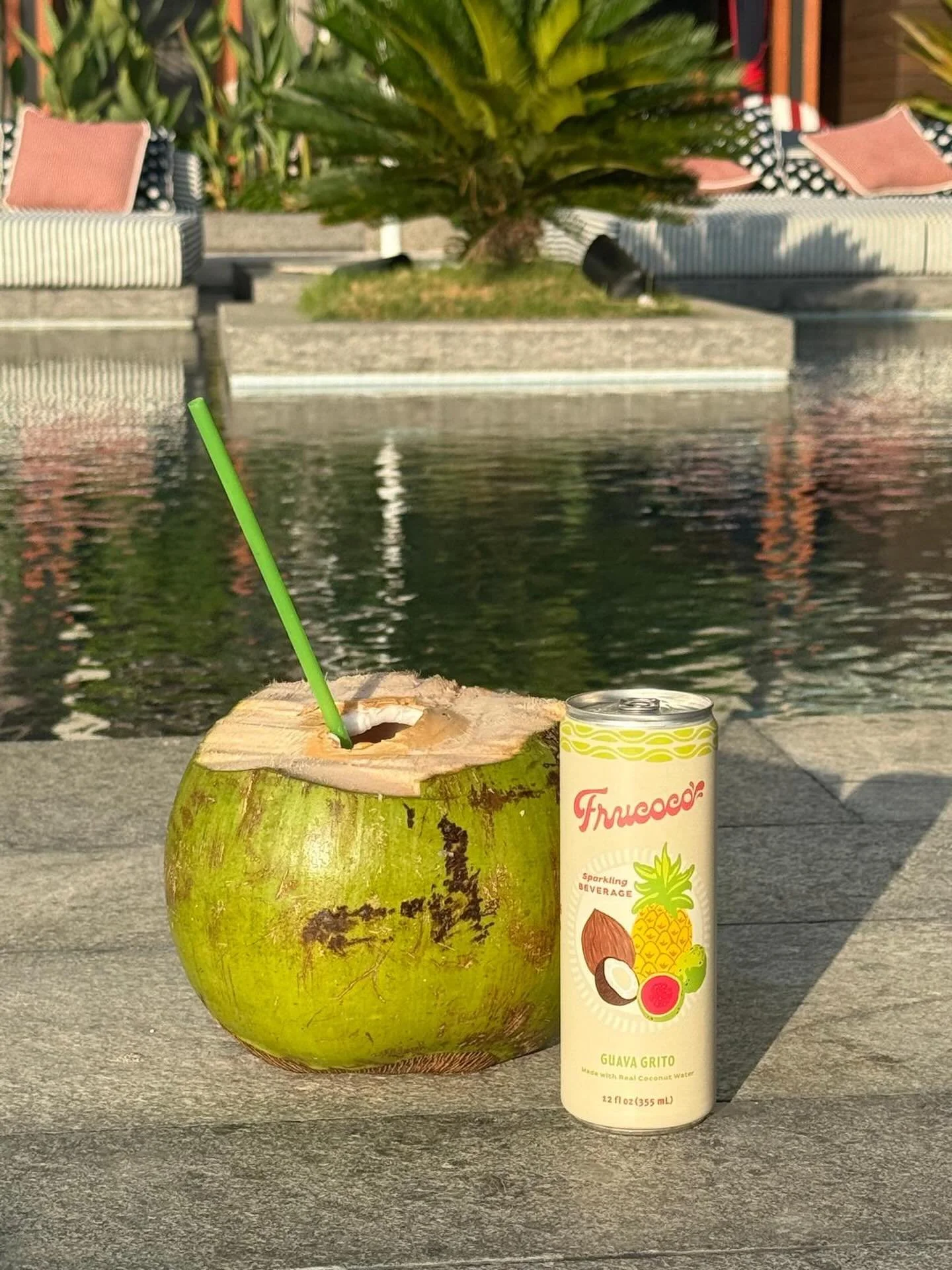 Mexico state of mind 🇲🇽🌴
Guava Grito in one hand, fresh coconut in the other.
Straight from the source.
Pure tropical refreshment, the Frucoco way.

Let the good times flow 💦