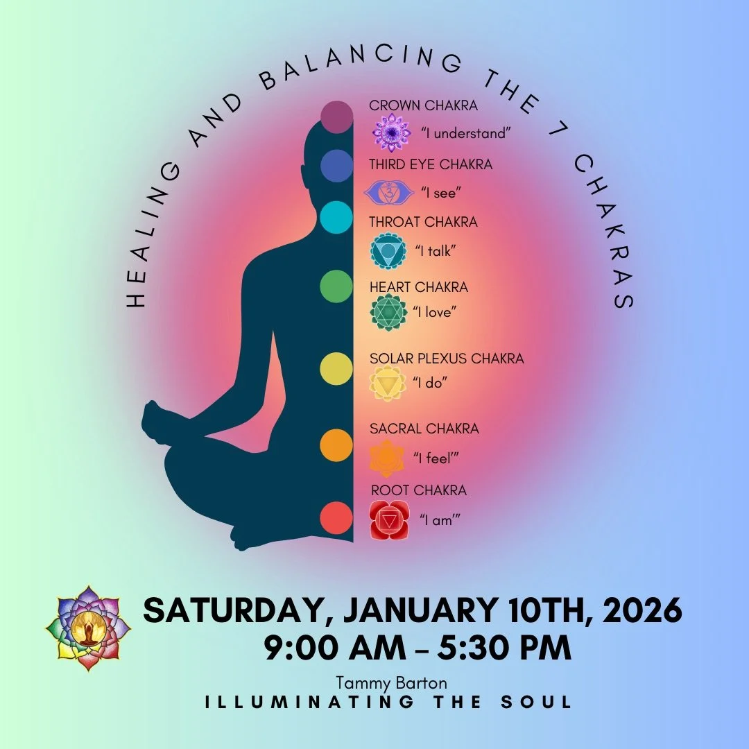 Healing & Balancing the Seven Chakras Workshop:  A Day of Energy Alignment, Self-Care, and Healing Practices