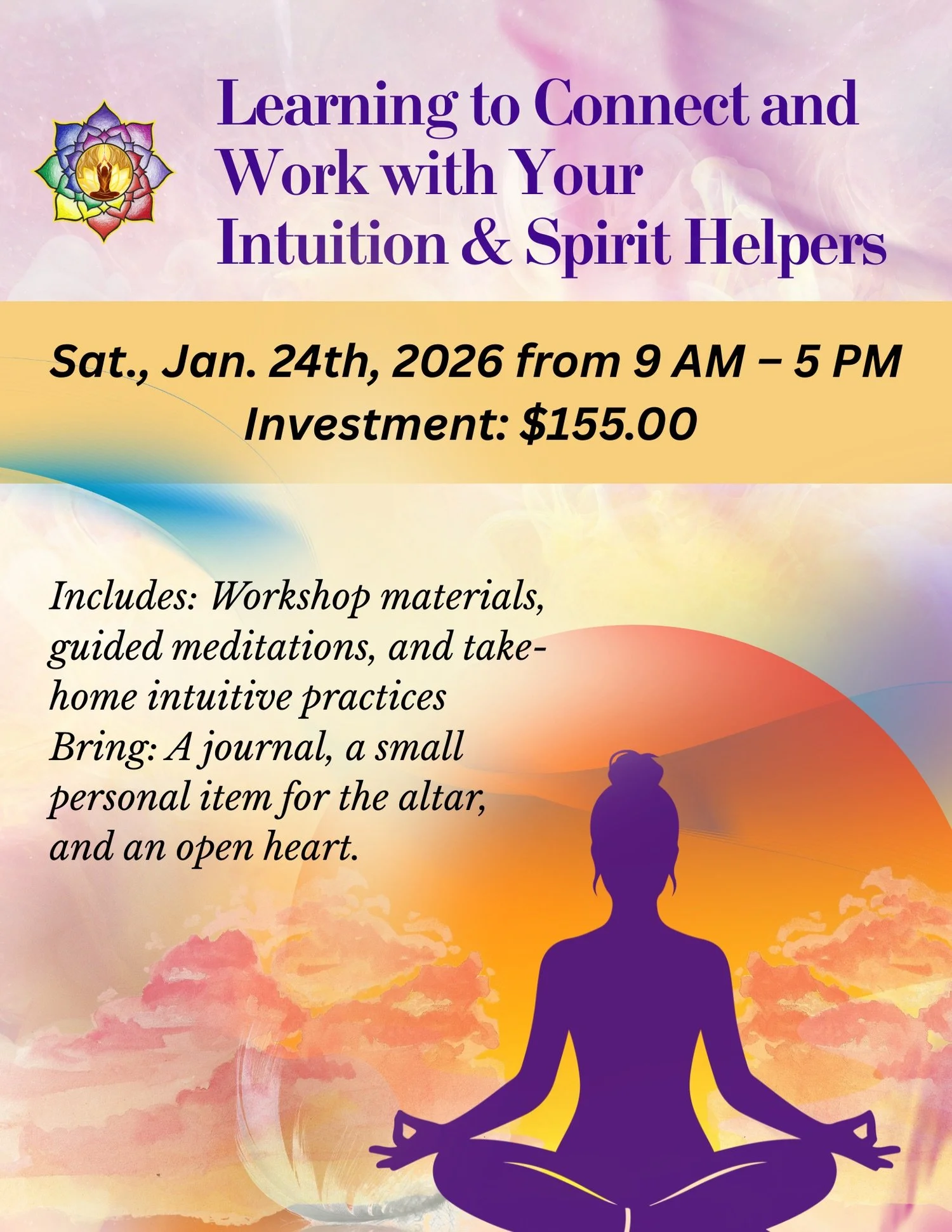 Learning to Connect and Work with Your Intuition & Spirit Helpers