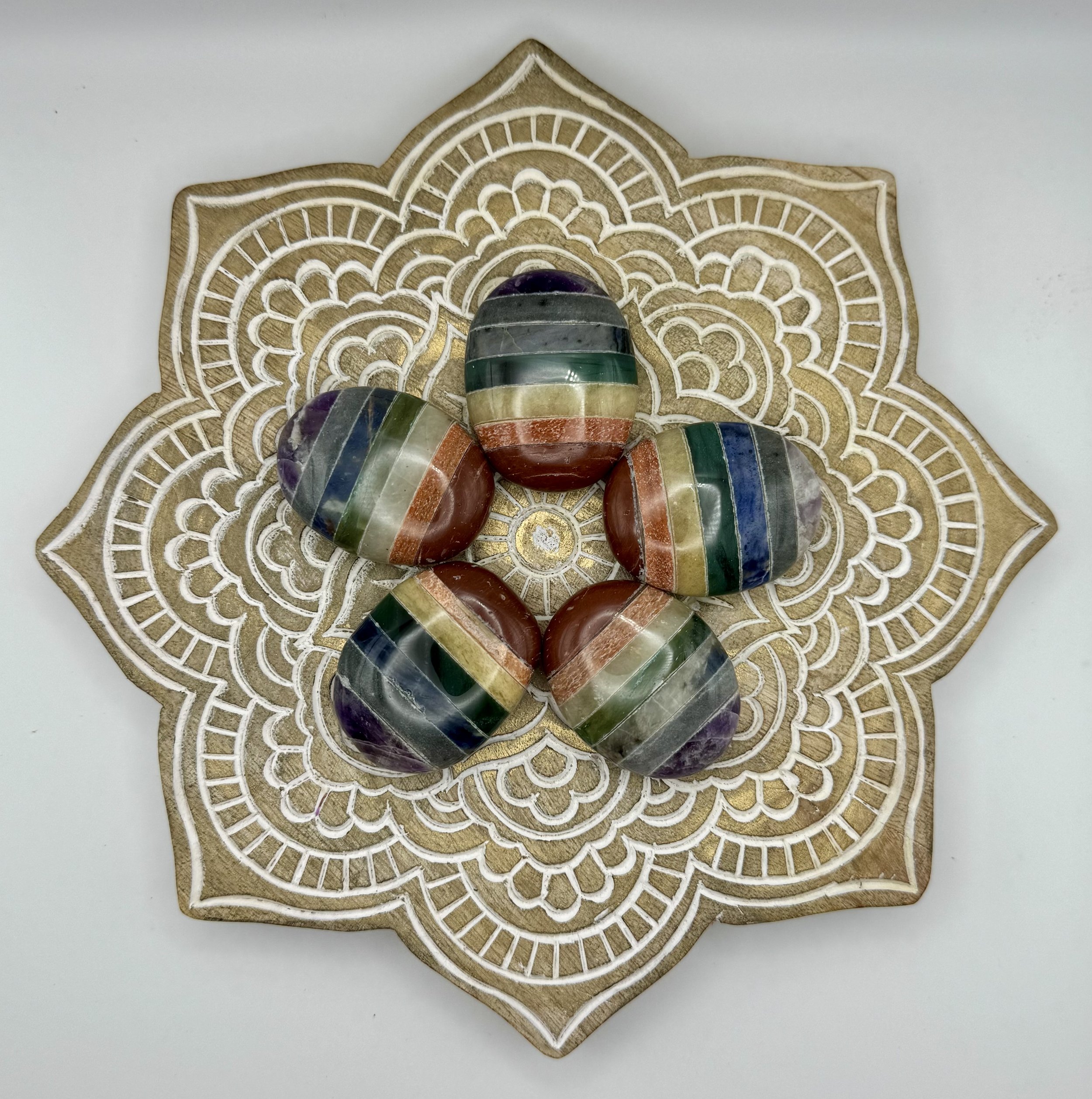 Chakra Gemstone Palm Stone