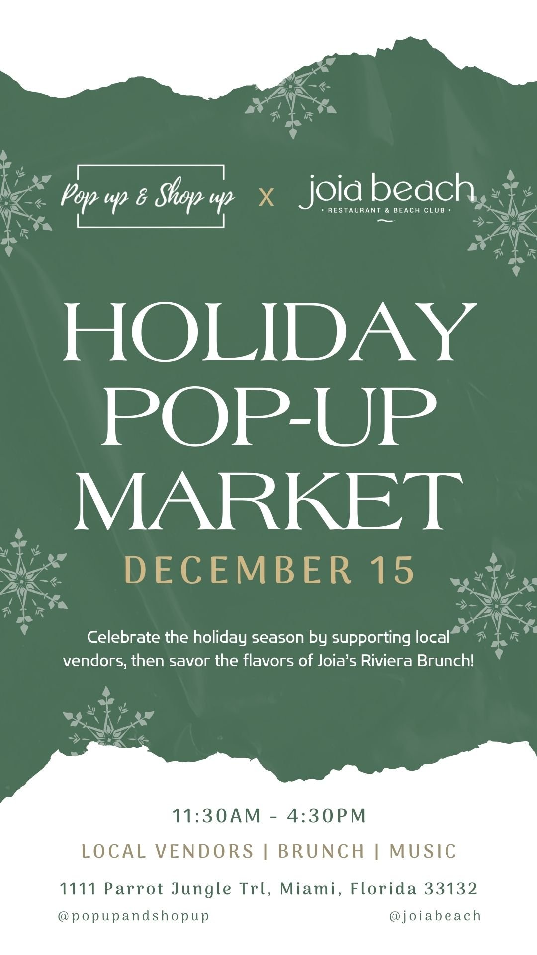 Pop Up & Shop Up