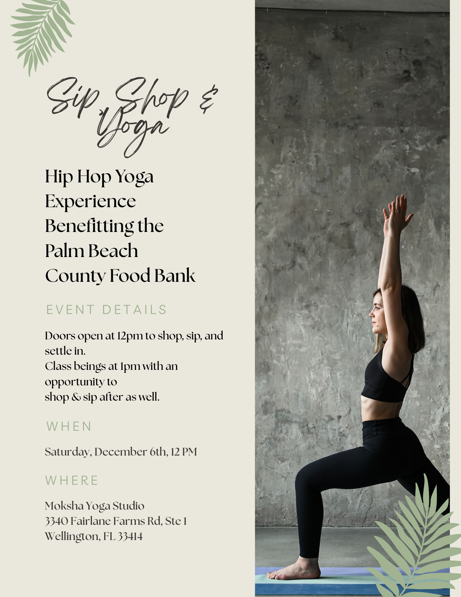 Sip, Shop &amp; Yoga