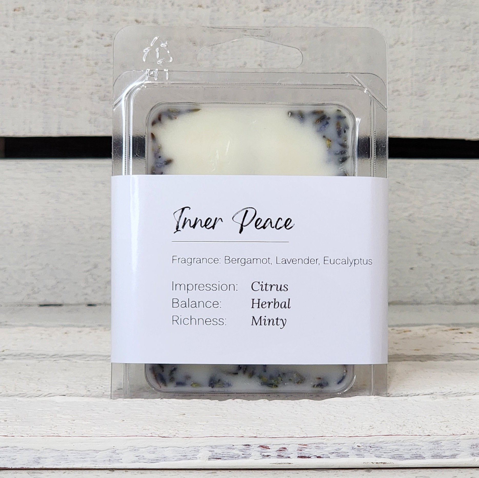 "Inner Peace" Wax Melts - Bergamot, Lavender & Eucalyptus | 2oz, Set of 6