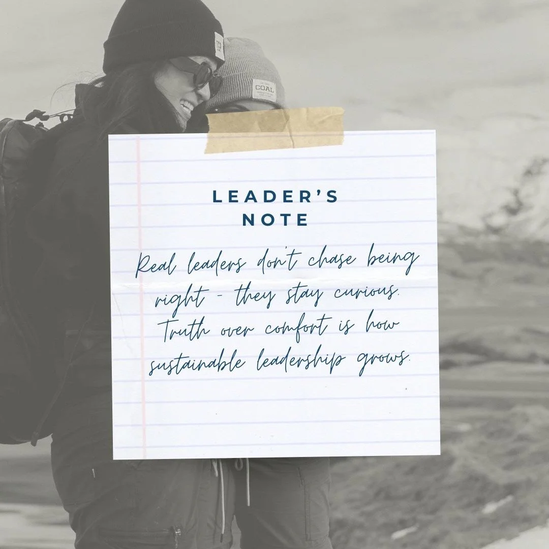 Confirmation bias is leadership’s quiet trap. Every leader carries unseen biases, but the danger comes when we defend them. Protecting what proves us right stops us from hearing what challenges us. 
Stay open. Let truth, not ego, guide your ne