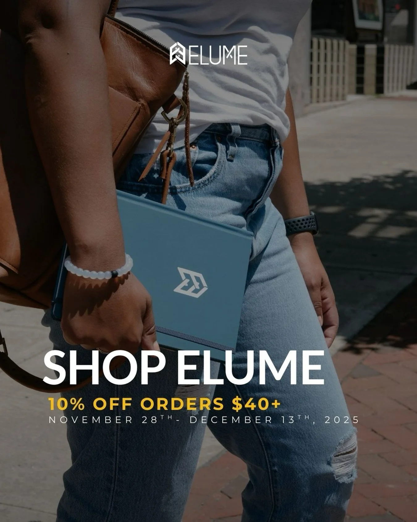 &lsquo;Tis the season ✨ 

Treat yourself to some ELUME goodies now thru December 13th. Purchases over $40 get you a 10% discount!

xoxo

#ELUME #ELUMEtheway