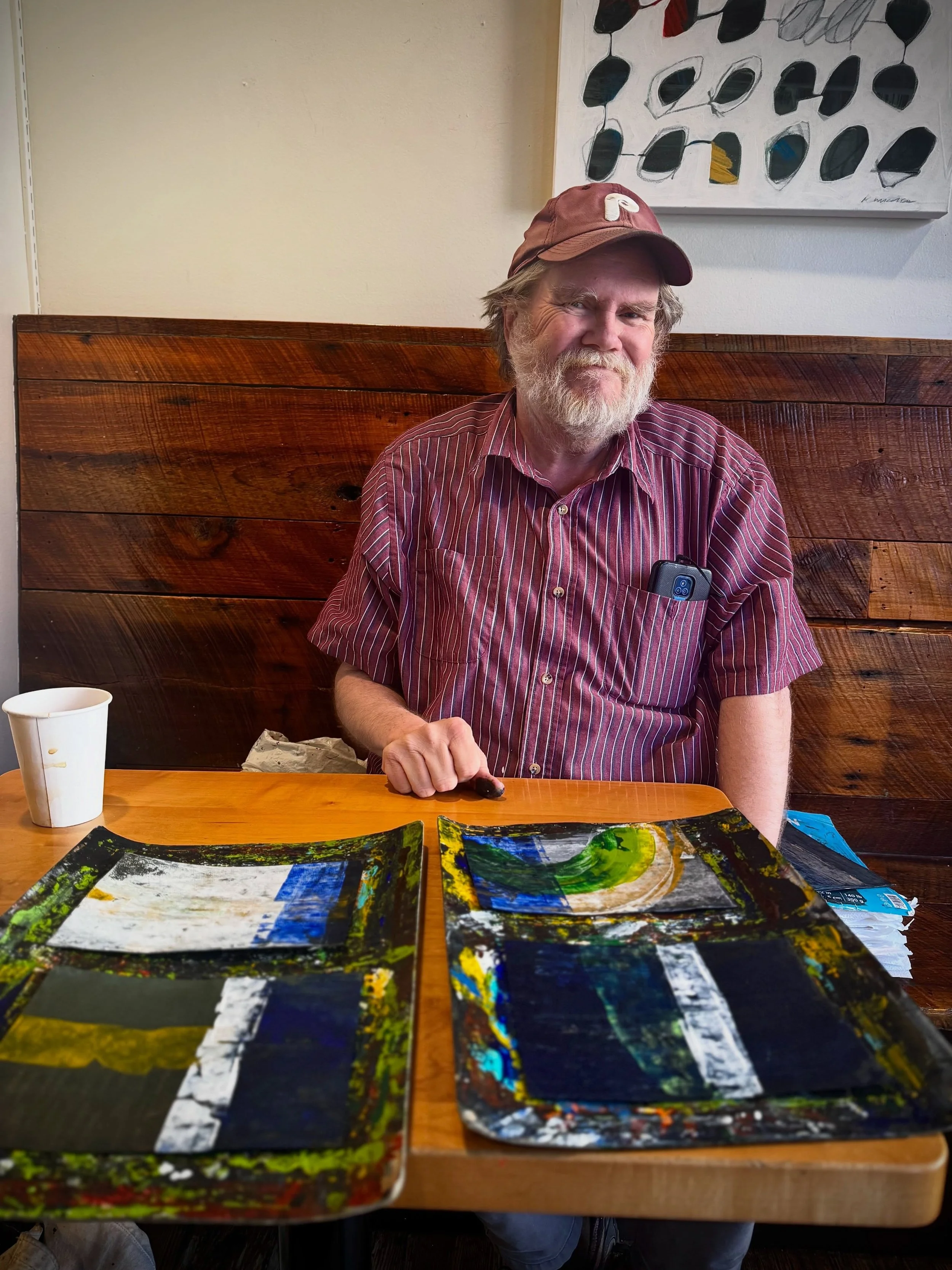&ldquo;I&rsquo;m a recluse.&rdquo; &mdash; @robertrhodesartist 

For the last 12 years, Robert has been creating beautiful experiences through his art. Over the past few months, it&rsquo;s been such a joy to sit alongside him at @princestcafe, where 
