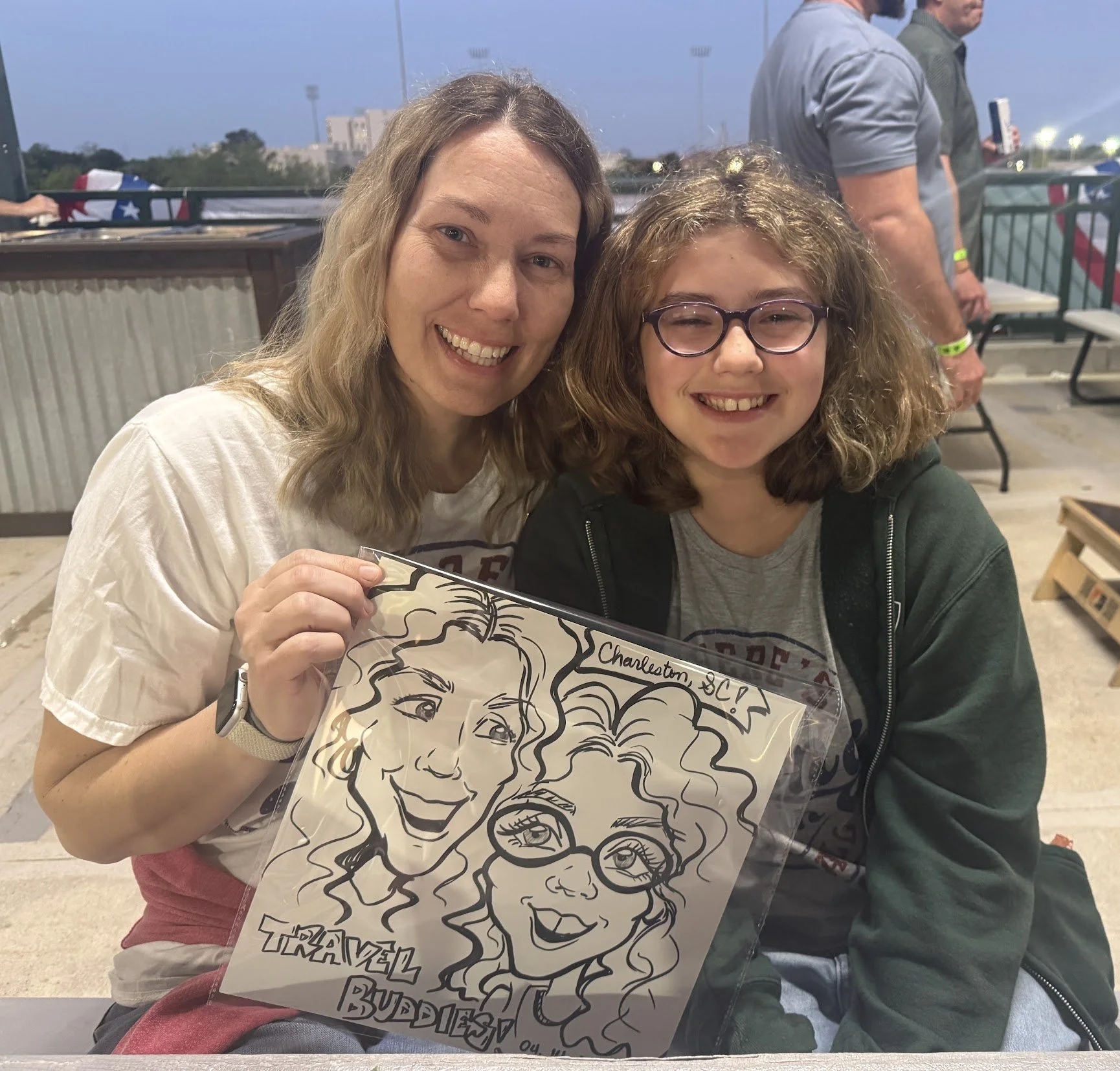 PCI Solutions Riverdogs game Caricatures by YME.JPG